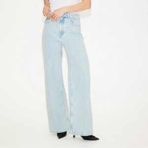 h&m boucle denim jeans size 6